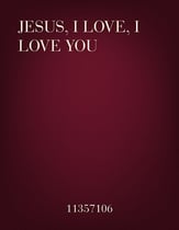 Jesus I Love You piano sheet music cover